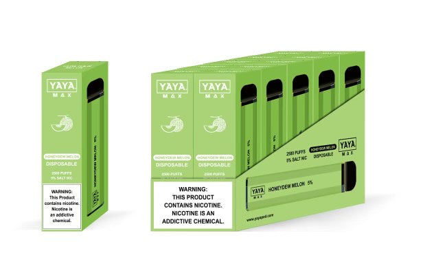YAYA MAX 2500 - HONEYDEW MELON 10 Pack