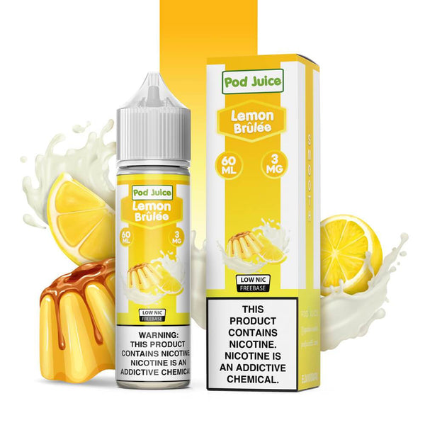 Pod Juice Lemon Brulee Freebase 60 ml