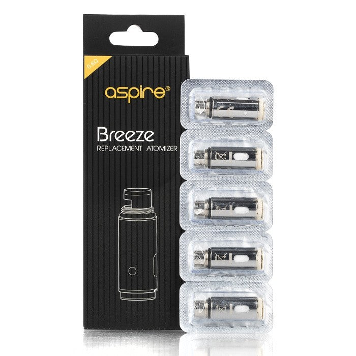 Aspire - Breeze Replacement Atomizers 5 Pack