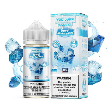 Pod Juice - Blue Razz Slushy 100ml Salt Based