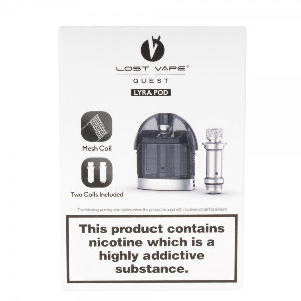 Lost Vape - Quest Lyra Replacement Pod w/ 2 Coils